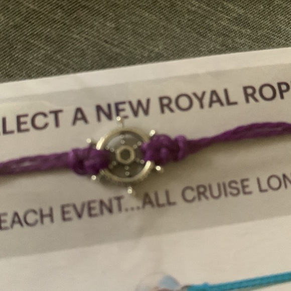 EFFY royal rope bracelet - captains wheel shape charm 💎 multiples available - Picture 2 of 3